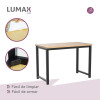 Escritorio Madera Y Hierro 120x60 Mesa De Oficina Premium Escritorio Madera Y Hierro 120x60 Mesa De Oficina Premium