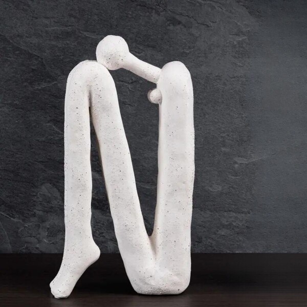ESCULTURA SERPENTINE Blanco - UNICO