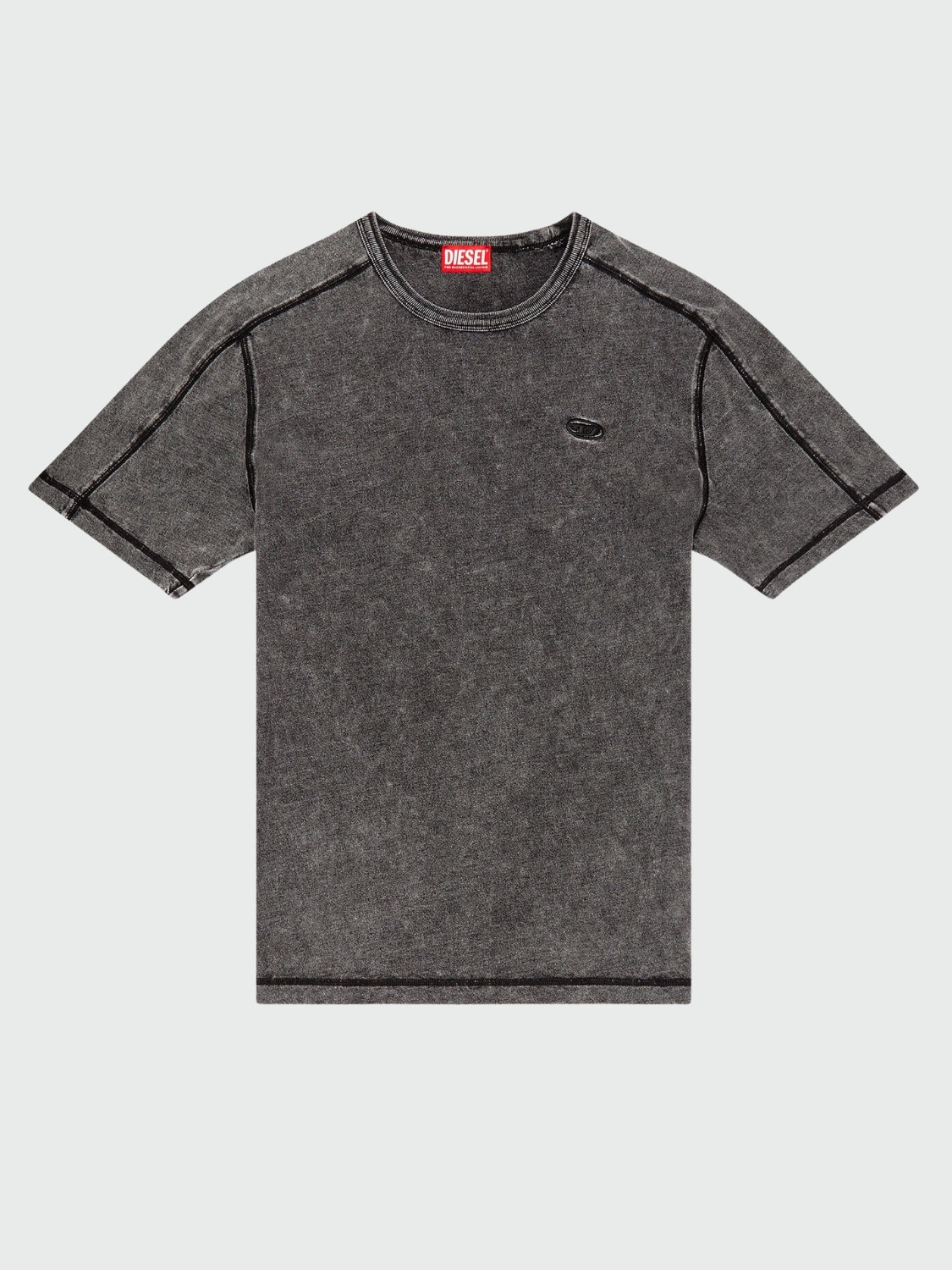 DIESEL - Remera T-Adjind Negro