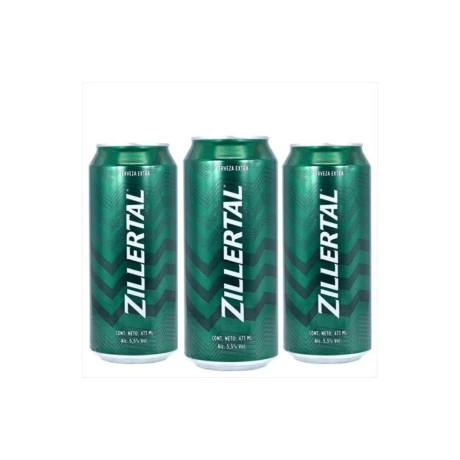CERVEZA ZILLERTAL 473ML 5.5% PILSENER FUNDA X24 CERVEZA ZILLERTAL 473ML 5.5% PILSENER FUNDA X24