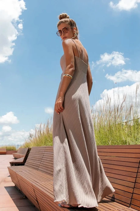 Vestido Eduarda Beige