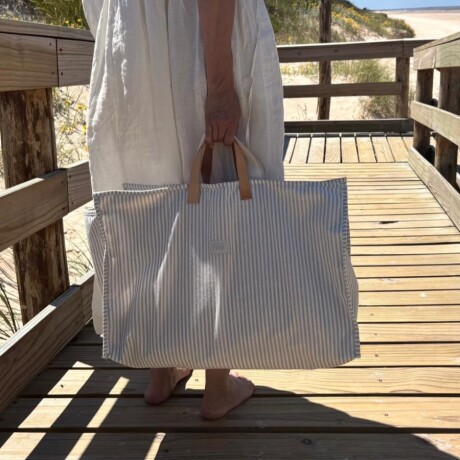 Bolso De Playa Grande Cerdeña Beige