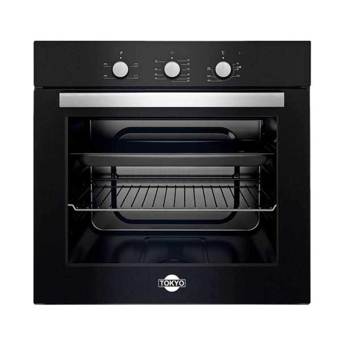 Horno Eléc Empotrado Tokyo Zara 60L Black con Convector 