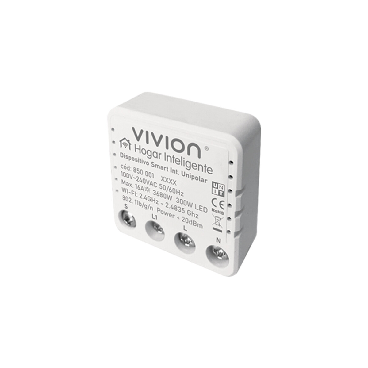 Dispositivo Unipolar Inteligente Combinación 16A Vivion 