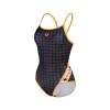 Malla De Entrenamiento Para Mujer Arena Women's 50th Anniversary Swimsuit Negro, Gris y Dorado