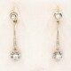 Caravanas Antiguas En Oro 18K Y Brillantes Caravanas Antiguas En Oro 18K Y Brillantes