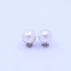 Caravanas oro 18k 2 tonos con perlas mabe. Caravanas oro 18k 2 tonos con perlas mabe.