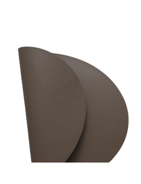 INDIVIDUAL PVC SIMIL CUERO OVAL CAFÉ 43X33CMS INDIVIDUAL PVC SIMIL CUERO OVAL CAFÉ 43X33CMS