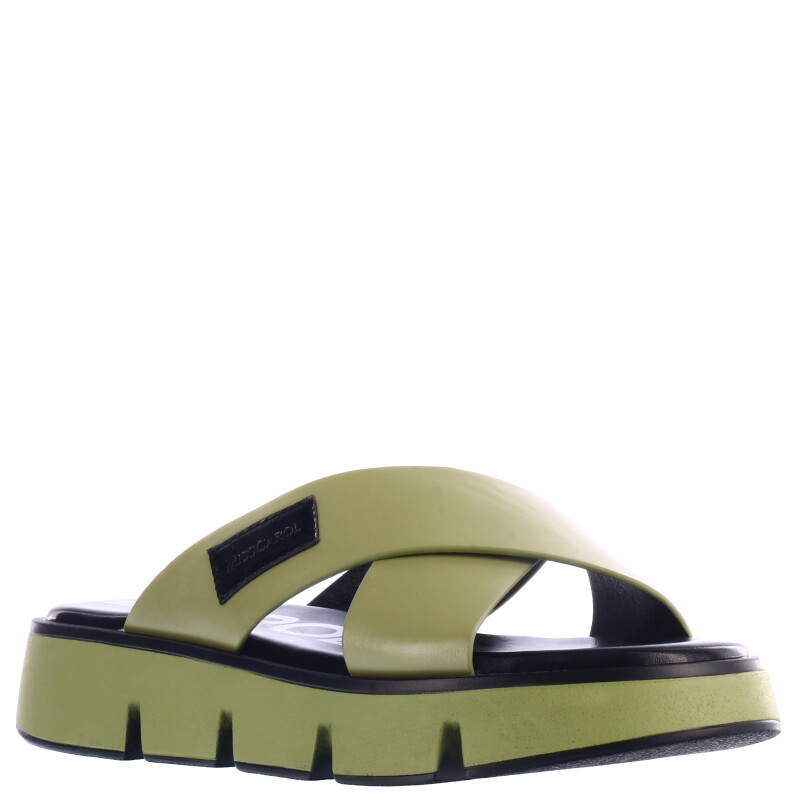 Sandalias de Mujer Miss Carol MINICOY con tiras cruzadas Verde