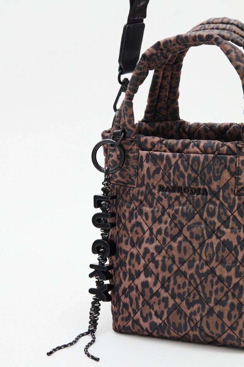 CARTERA TOTE MINI ANIMAL Marron