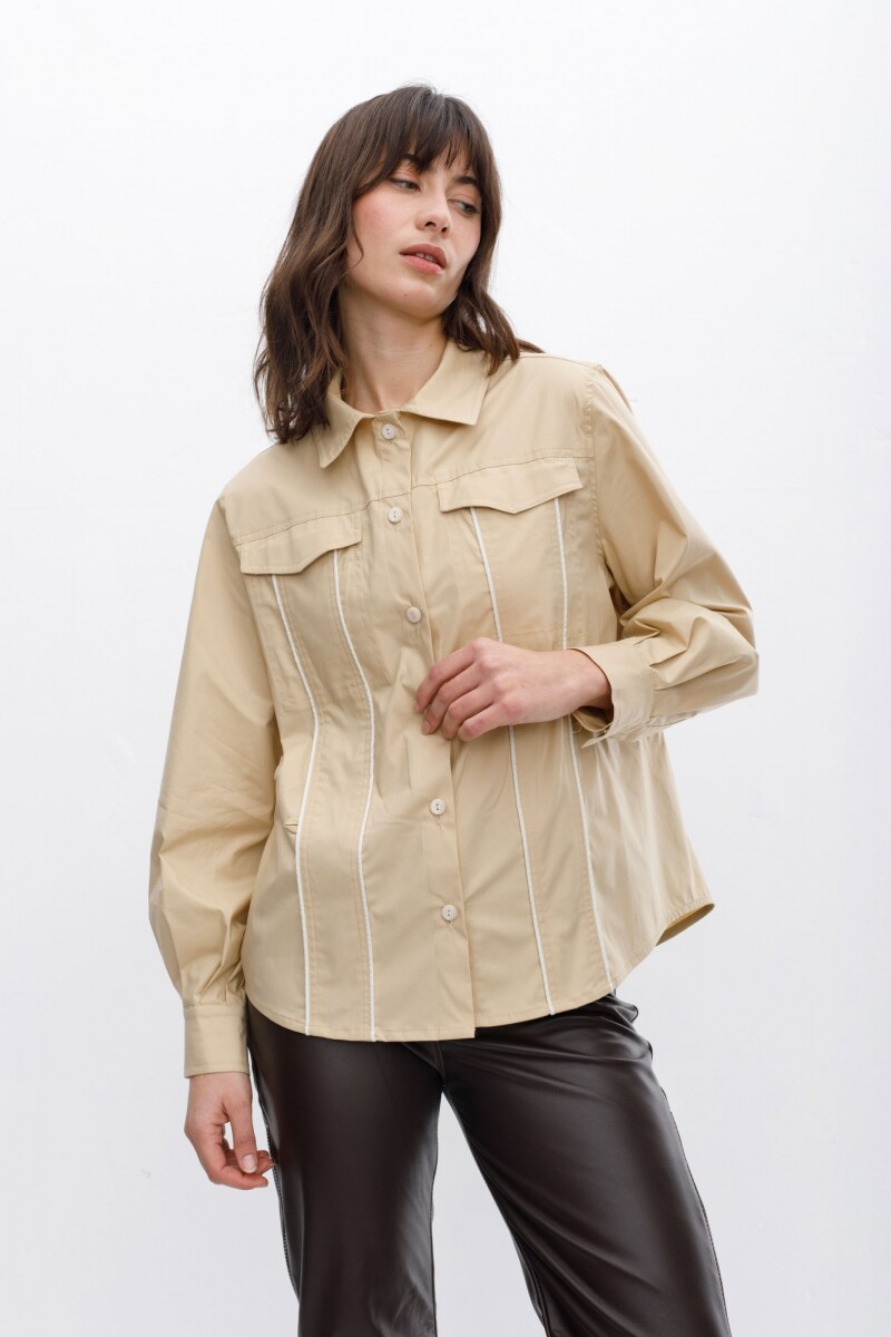 Camisa Heller - Beige 