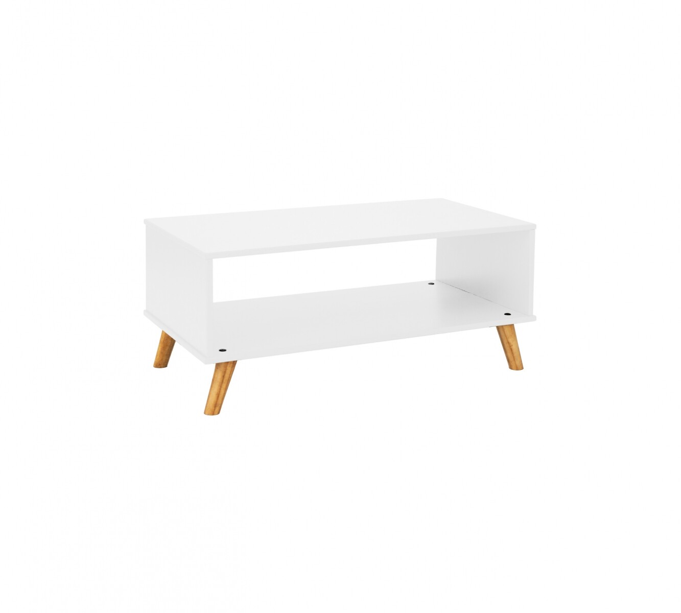 Mesa De Living Minimalista - Madera Maciza - Linea Dublin 