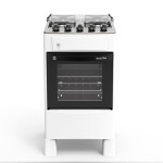COCINA A GAS TOKYO BRAVO PLUS 4H C/ENC BLANCA MESA INOX Unica