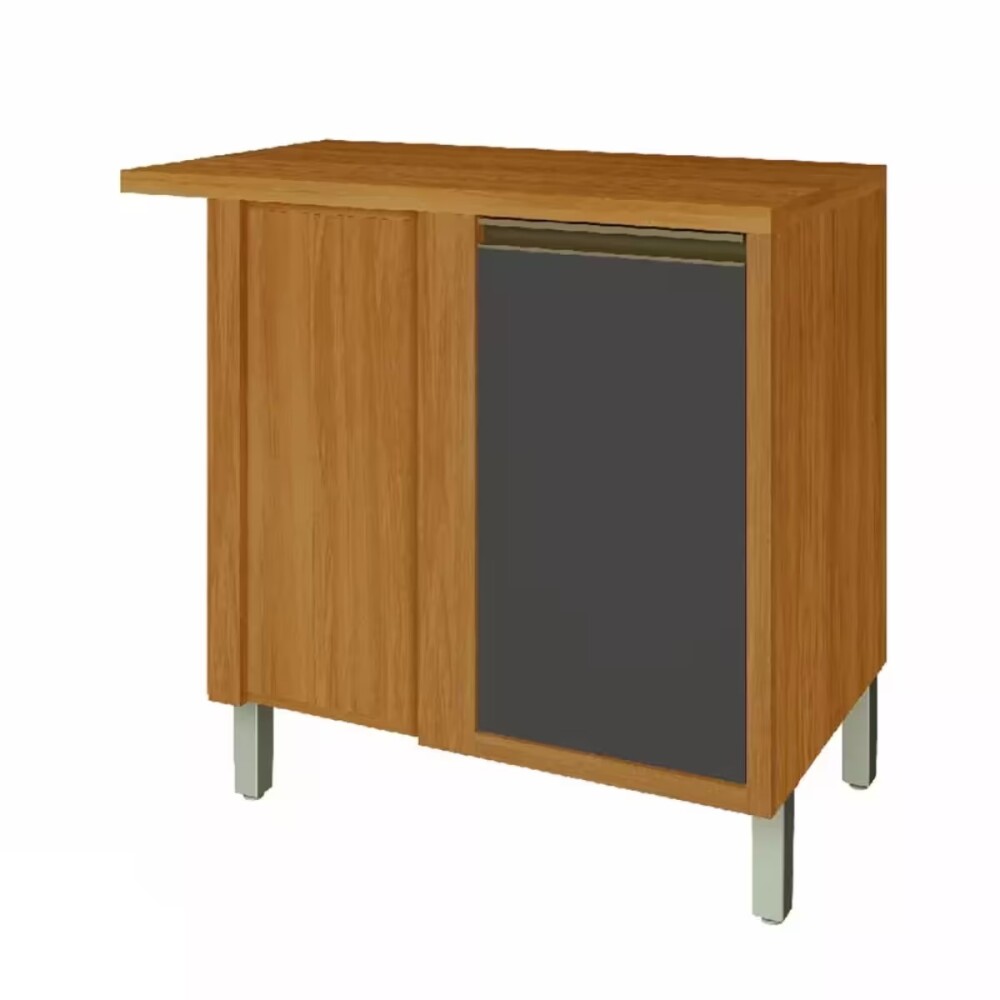 Bajo mesada Baronesa esquinero Grafito 93x52 Bajo Mesada Baronesa Esquinero Grafito 93x52