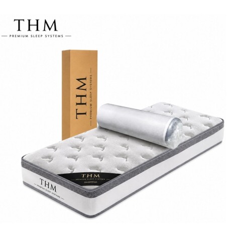 Sommier 1 Plaza 190x90 - Colchon HAMPTONS Hybrid Rhodium 90X190 Sommier 1 Plaza 190x90 - Colchon HAMPTONS Hybrid Rhodium 90X190