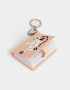 Llavero Libreta Llavero Y Charm Con Libreta - Rosa Piel