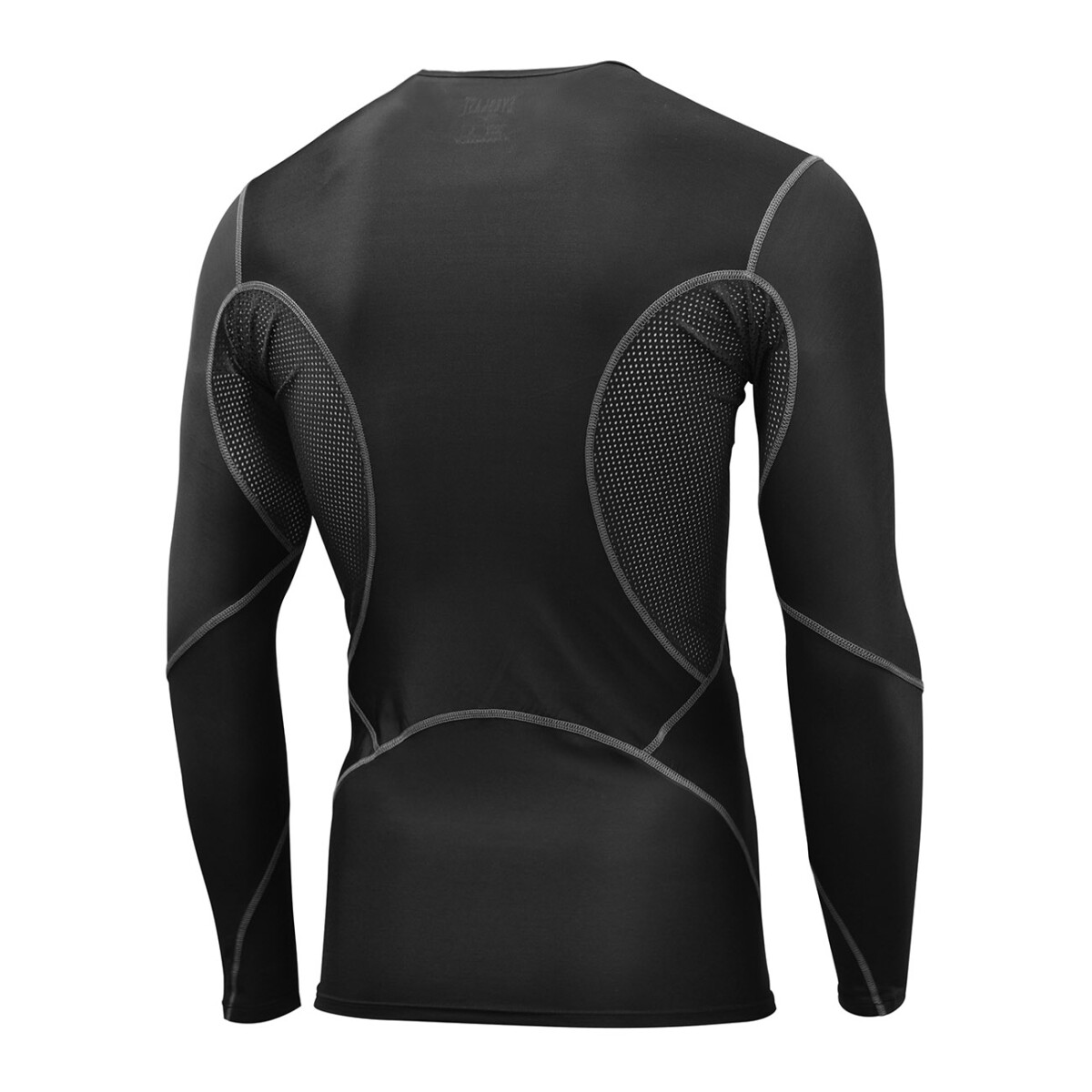 L/S MEN POLY SPX EVERLAST COMPRESSION BK - BK 