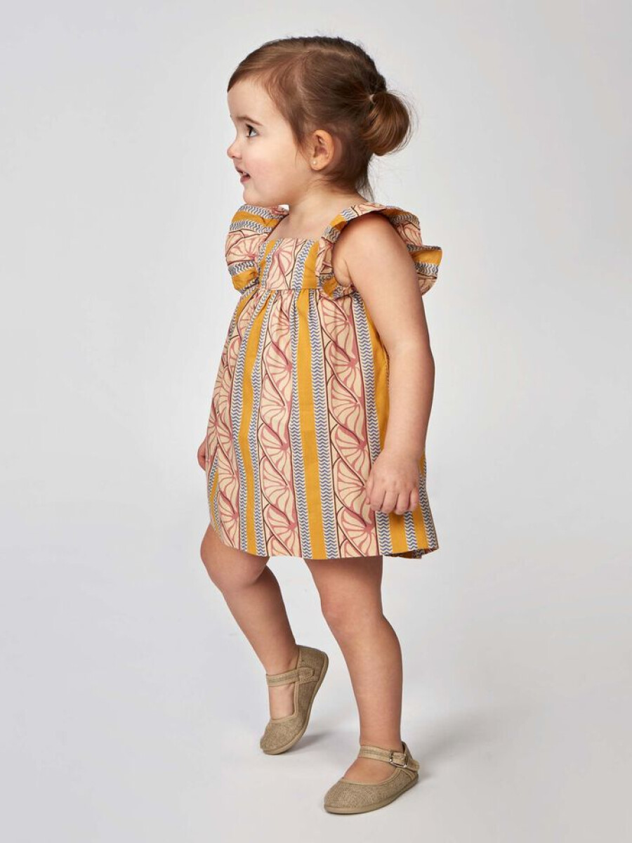 Vestido Estampado Etnico Piedra