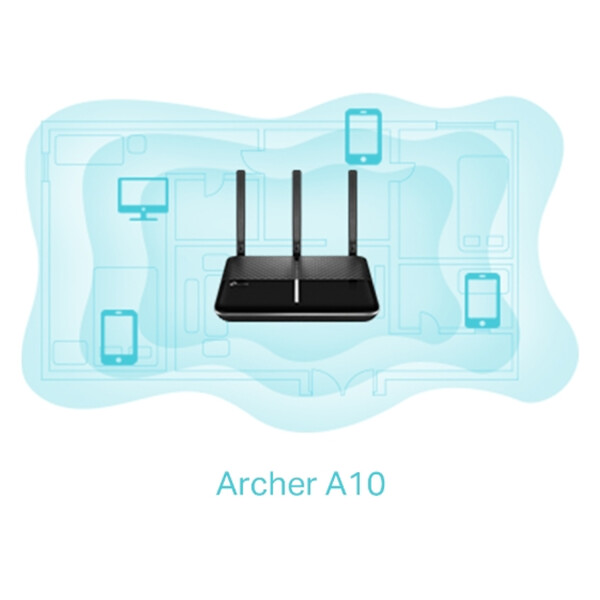 Router Tp Link Archer A10 Ac2600 ROUTER TP LINK ARCHER A10 AC2600