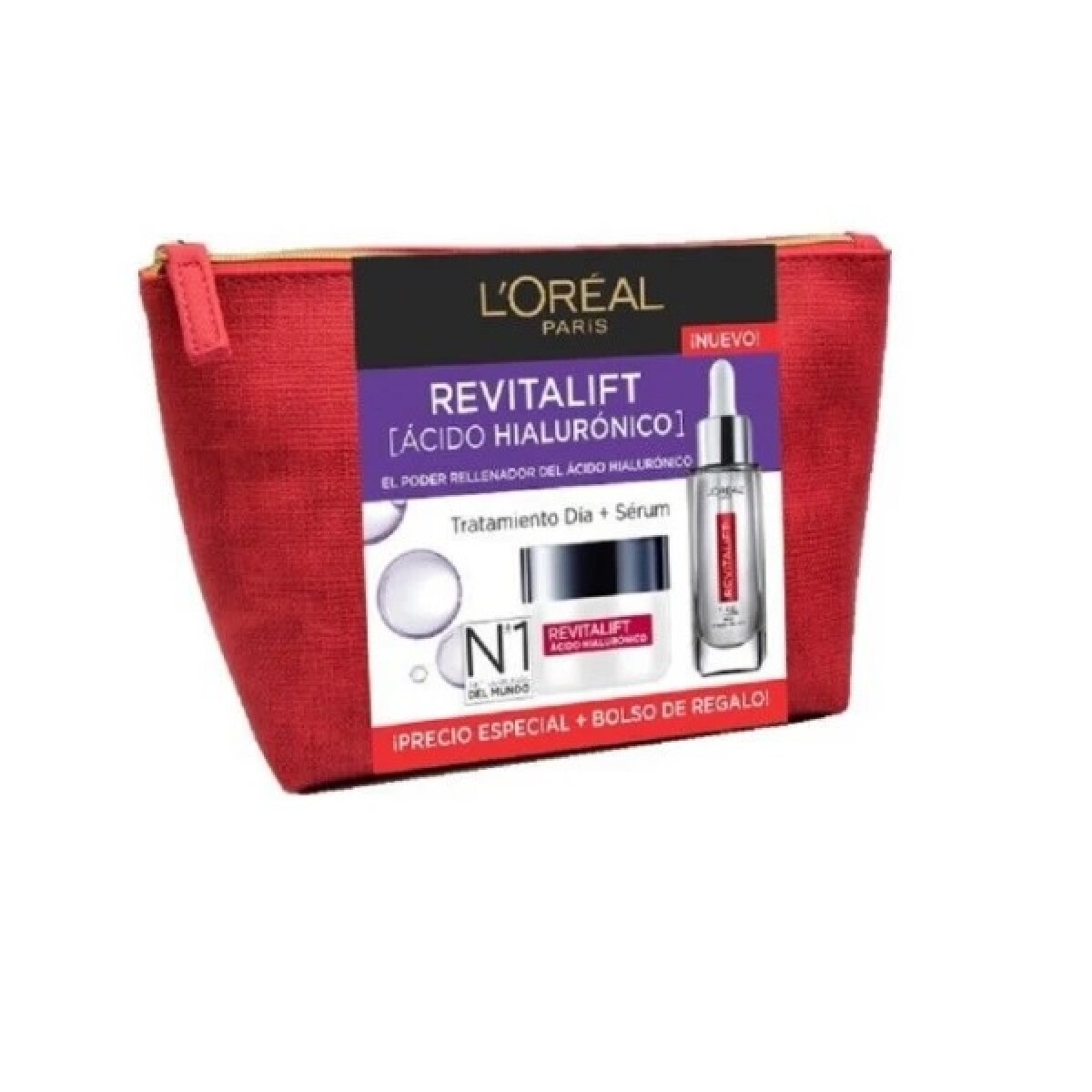 Pack Revitalift Crema Día 50ml+serum ácido Hialurónico 30ml 