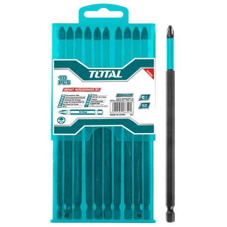 Set De 10 Puntas Atornillador De Impacto - Phillips Ph2 20cm Set De 10 Puntas Atornillador De Impacto - Phillips Ph2 20cm