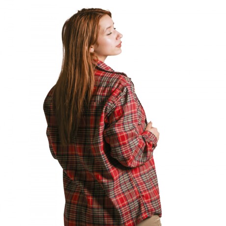 Camisa Viyela Dama Roja