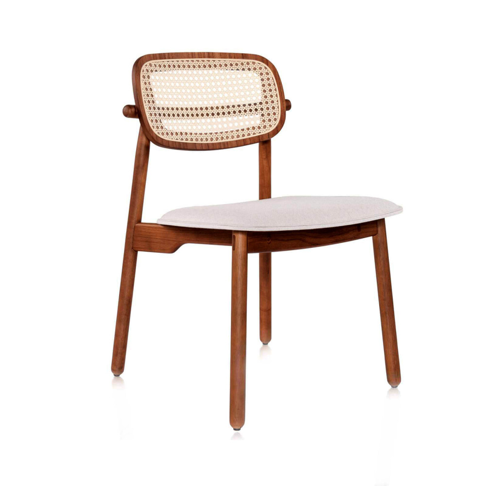 SILLA DE COMEDOR RATTAN-Y-MADERA NATURAL-BEIGE DANIELLE