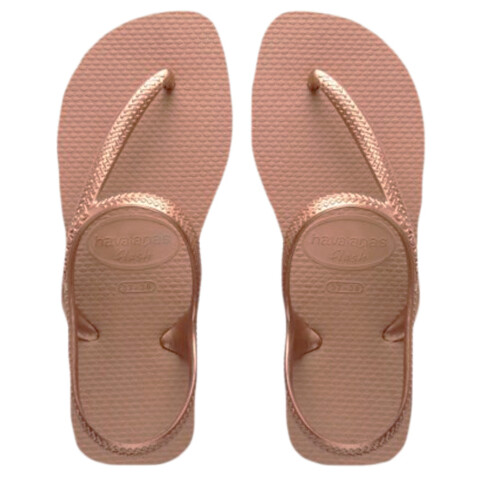 Sandalias de Mujer Havaianas Flash Urban Rosa - Dorado