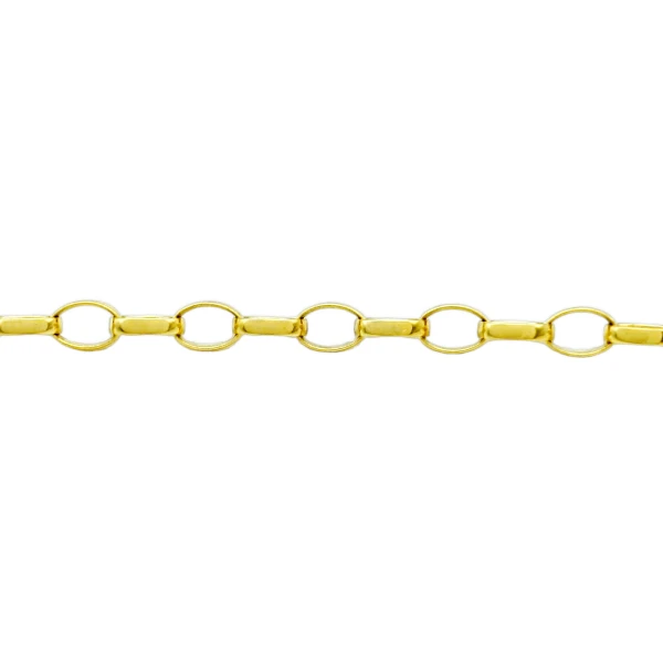 Pulsera Oval-Oro bajo-Sin Piedra-PU8012 sinpiedra