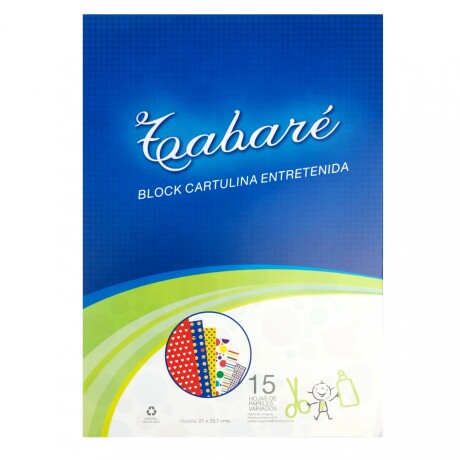 Block Tabaré Cartulina Entretenida Block Tabaré Cartulina Entretenida