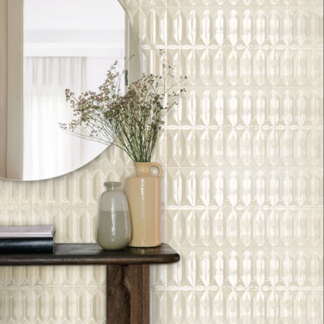Ceramica Beige Decorada 30X90Cm GAMAS DE BEIGE