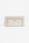 Billetera tachas beige