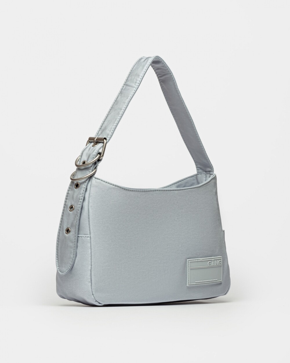 Cartera Al Hombro Gang Glamy En Nylon Celeste