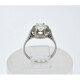 Anillo Solitario Platino Y Oro 18K Blanco Con Bte 1.07 Ct Anillo Solitario Platino Y Oro 18K Blanco Con Bte 1.07 Ct