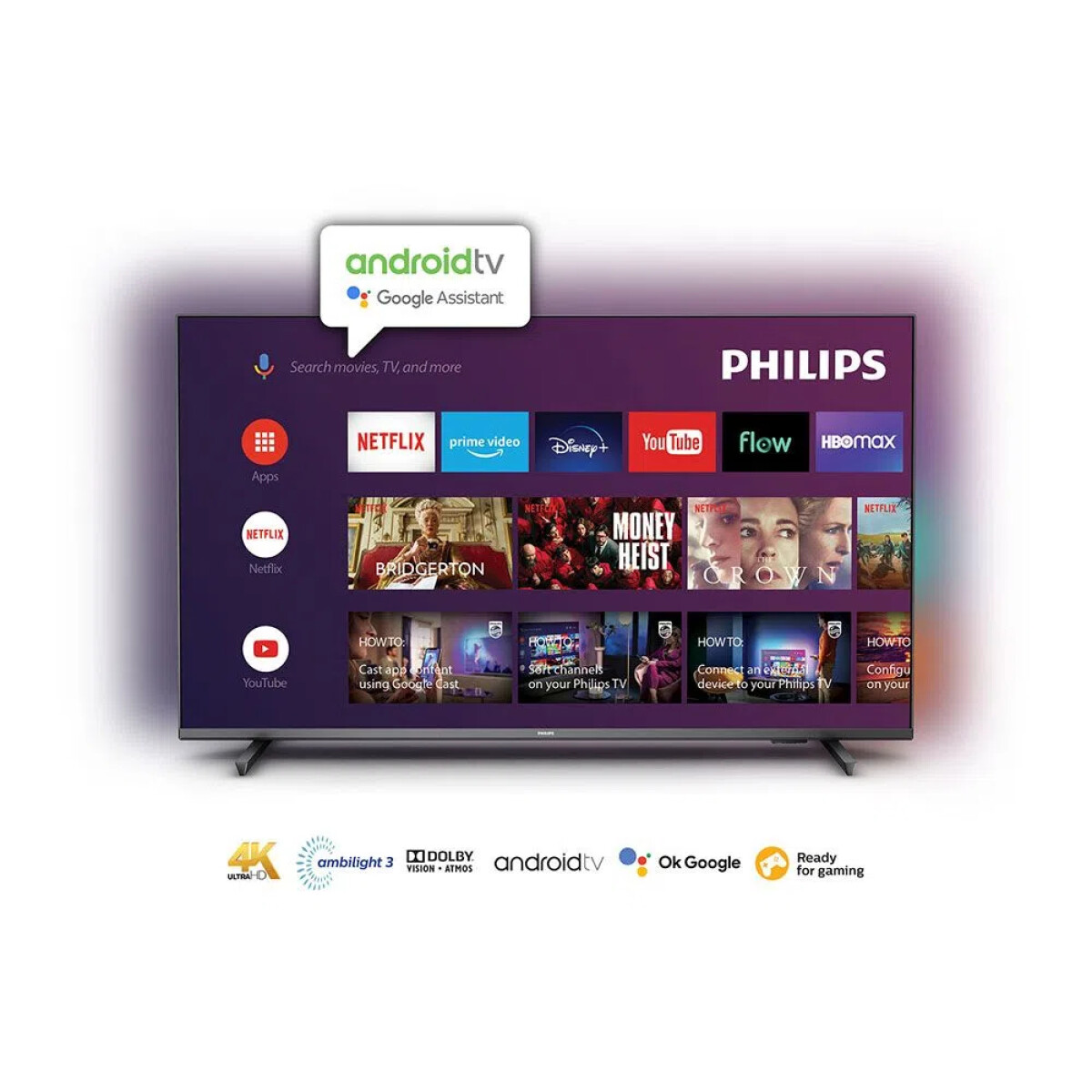 Smart TV Philips 55" Android 55PUD7906 