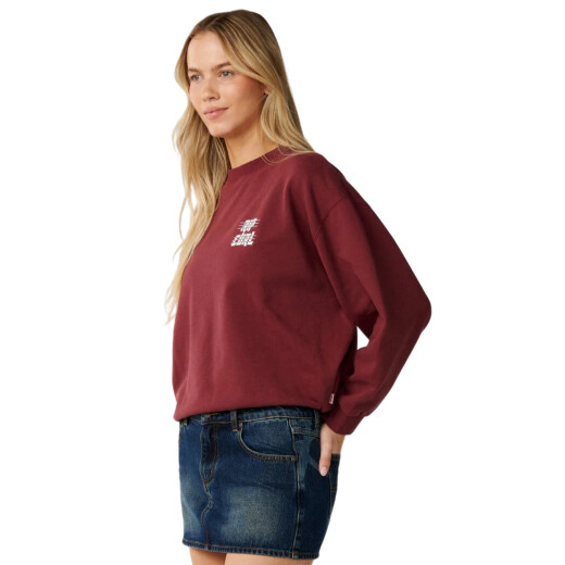 Buzo Rip Curl Sports Dept Drop Shoulder - Bordó Buzo Rip Curl Sports Dept Drop Shoulder - Bordó