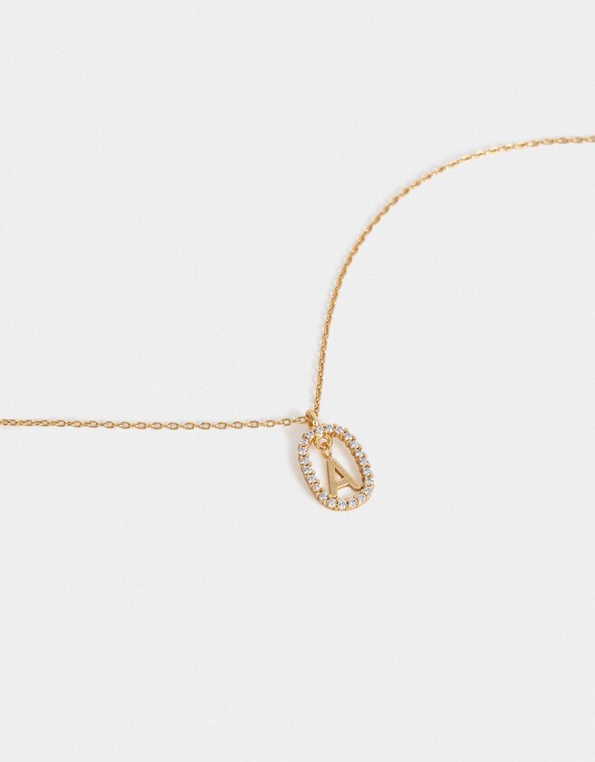 Cadena Corta con Dije Premium Gold Cortos - Dorado