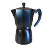 Cafetera Italiana en Aluminio 9 tazas Negro