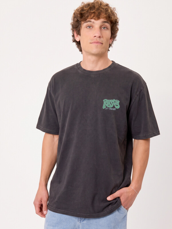 T-SHIRT OCEANA RUSTY Negro