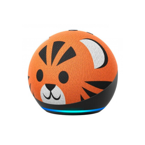 Amazon Echo Dot 4ta gen Alexa kids Tiger edition Unica
