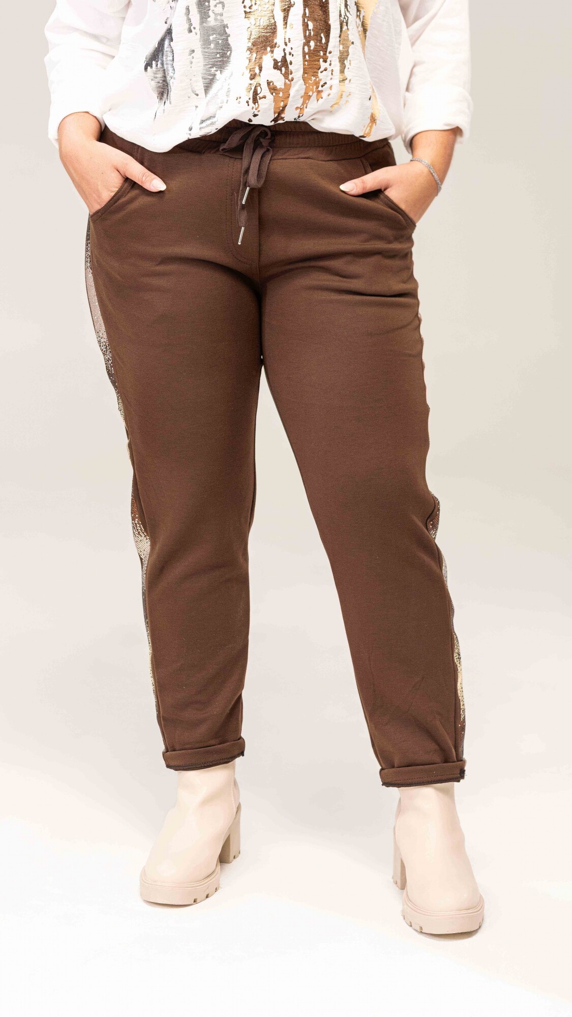 Pantalón Emilia chocolate