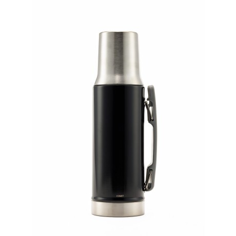 Termo Comet Tapa Mate Barcelona 1lt Negro Metal