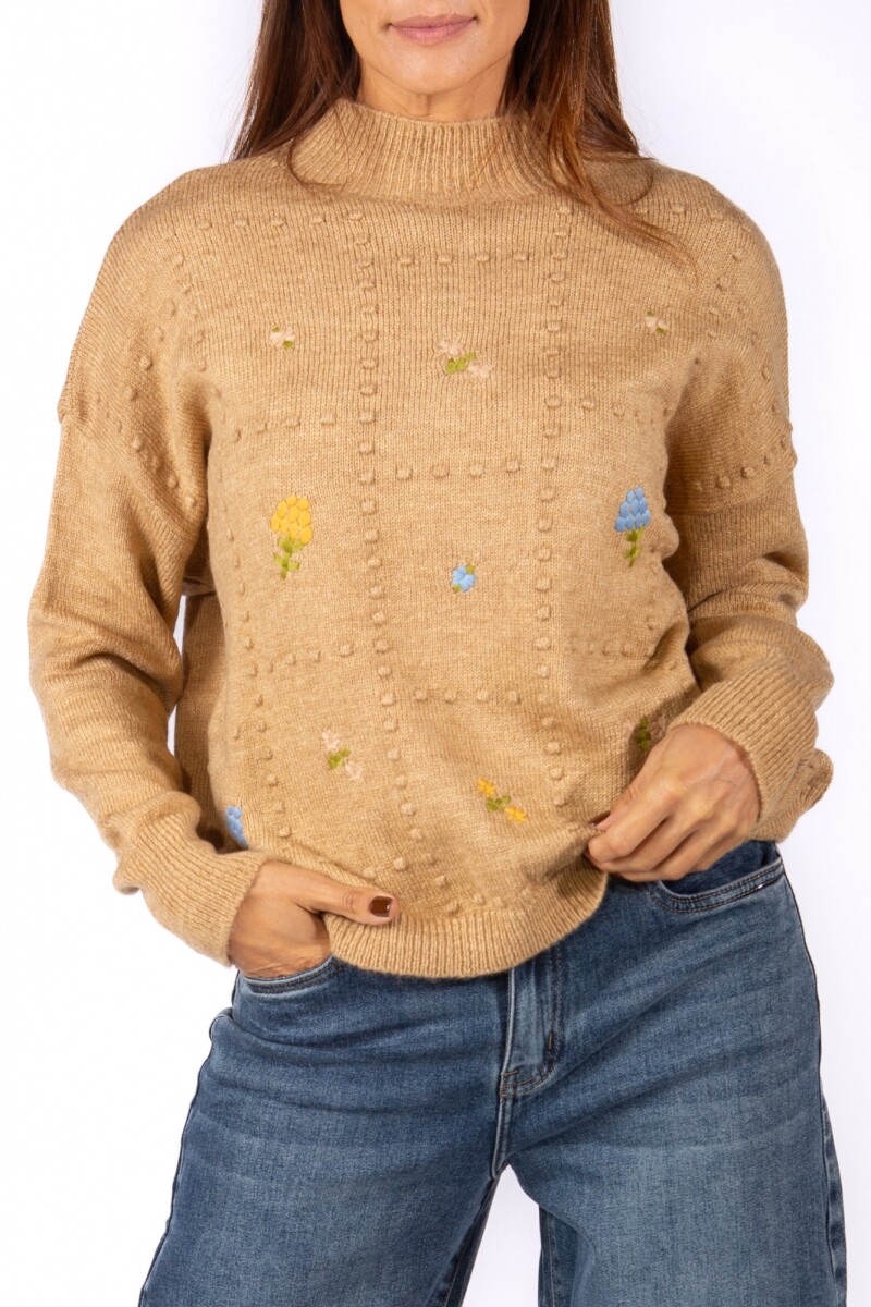 Sweater Flora - Camel 