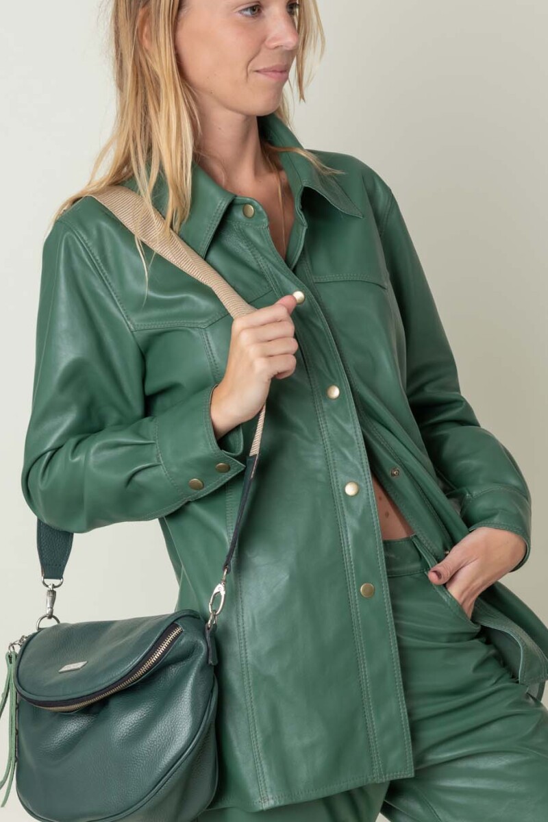 Camisa fio larga Verde