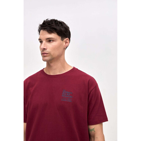 Remera Otter Bordo