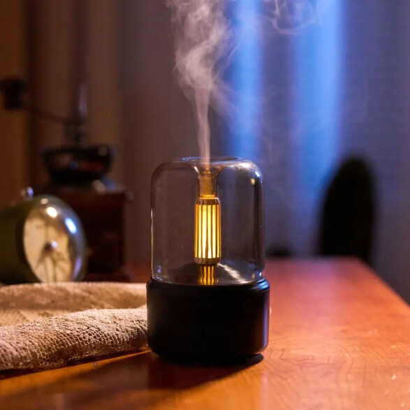 Lámpara LED portátil cálida + humidificador AI9403