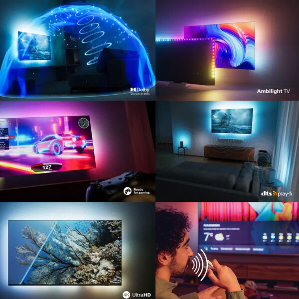 Smart Tv Philips 65oled707/55 65" TV 65 PHILIPS OLED 65OLED707/55