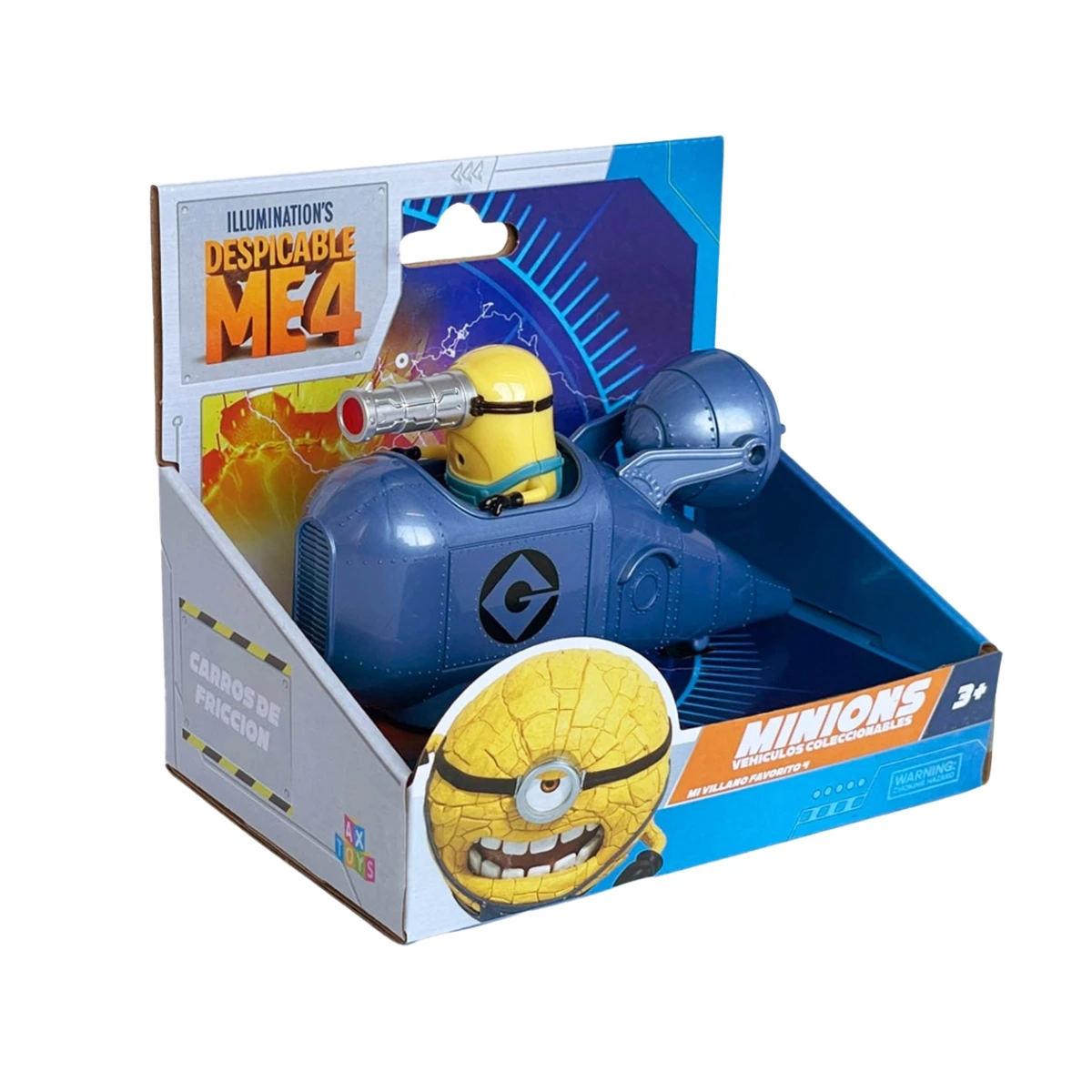 Figura Ax Toys Minions Vehículo a Fricción - MEL 