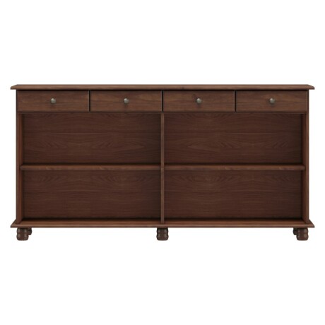 Aparador Bajo 4 Puertas Línea Rubi Color Marrón