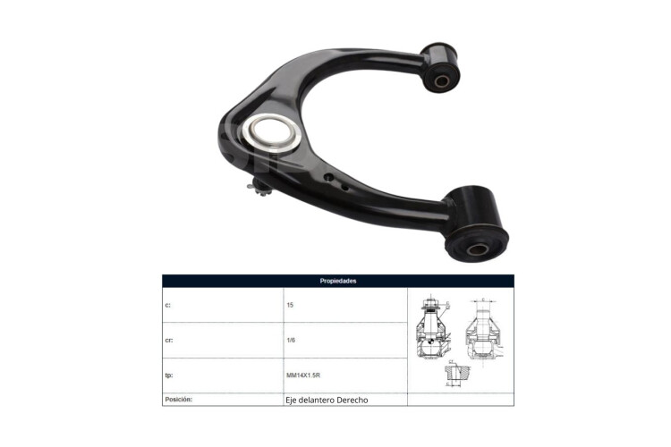 Parilla De Suspension Delantera Toyota Hilux 04-25 Der Parilla De Suspension Delantera Toyota Hilux 04-25 Der